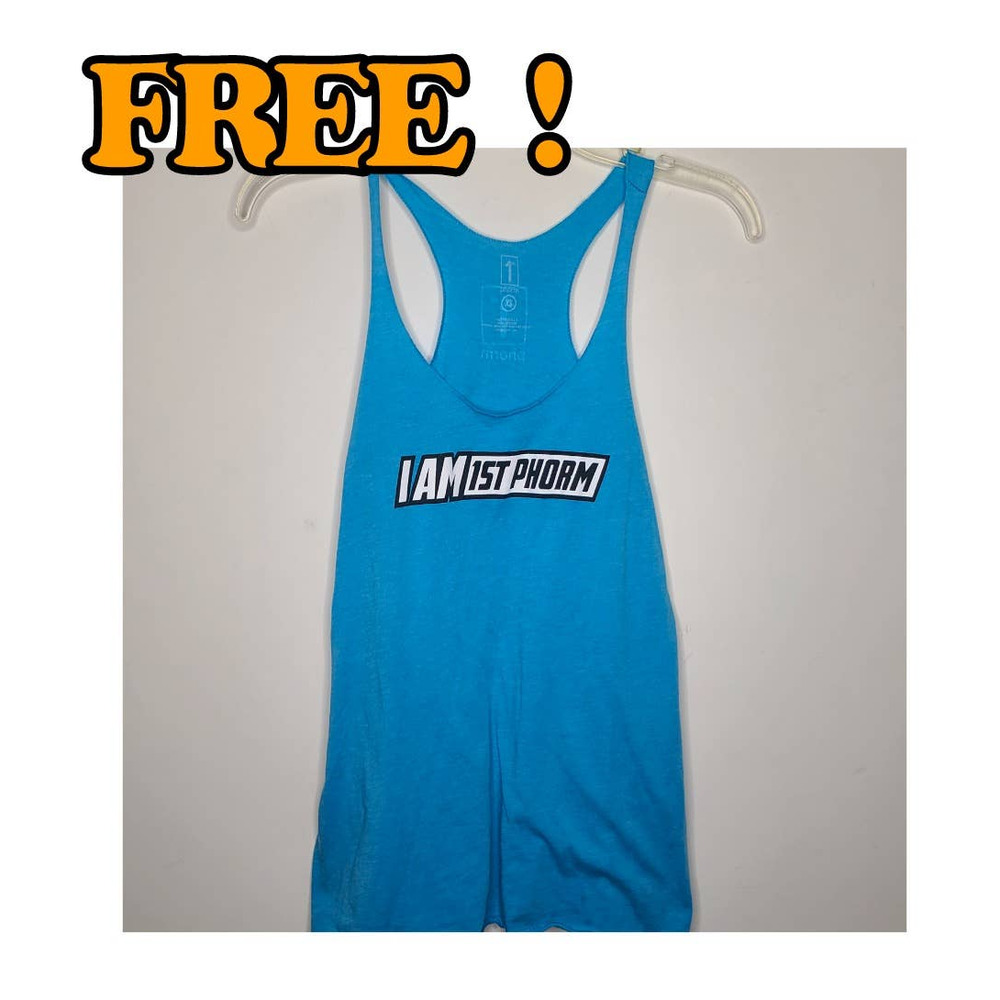 FWP 1st Phorm blue workout tank - xs